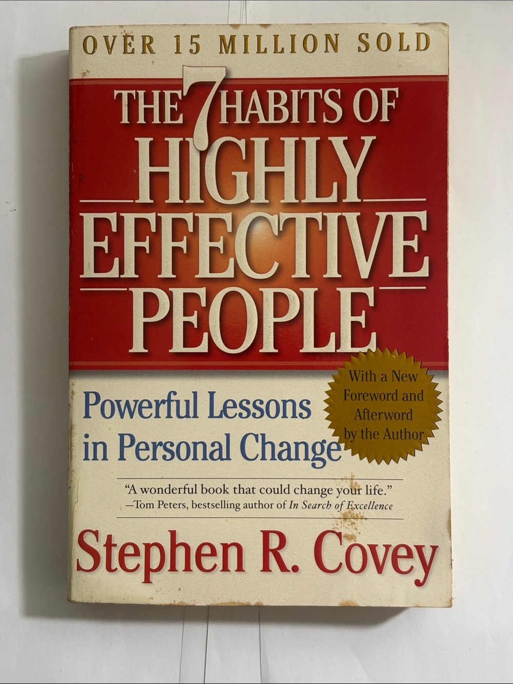 The 7 Habits of Highly Effective People by Stephen R Covey Paperback Book 2004
